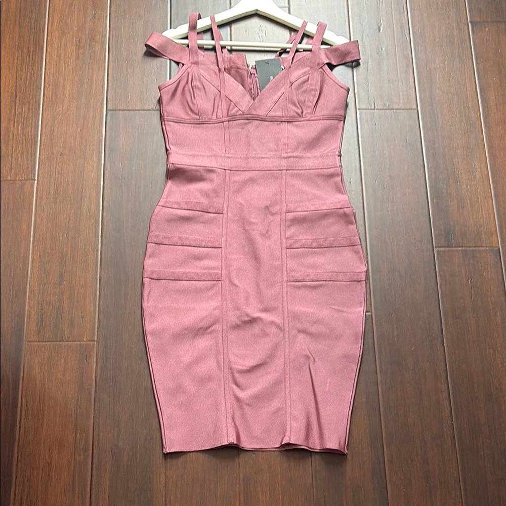 Fashion Nova Strappy Mauve Dress